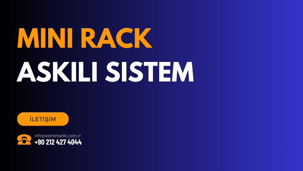 Mini rack askılı sistem