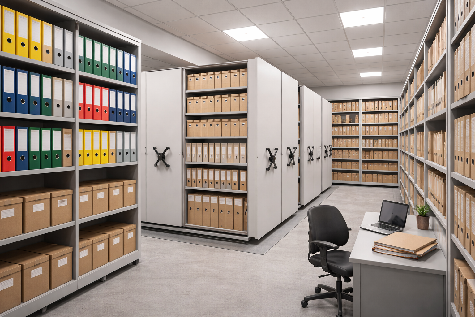 Arşiv Raf Sistemleri ile Dosya Düzenini Maksimuma Çıkarın