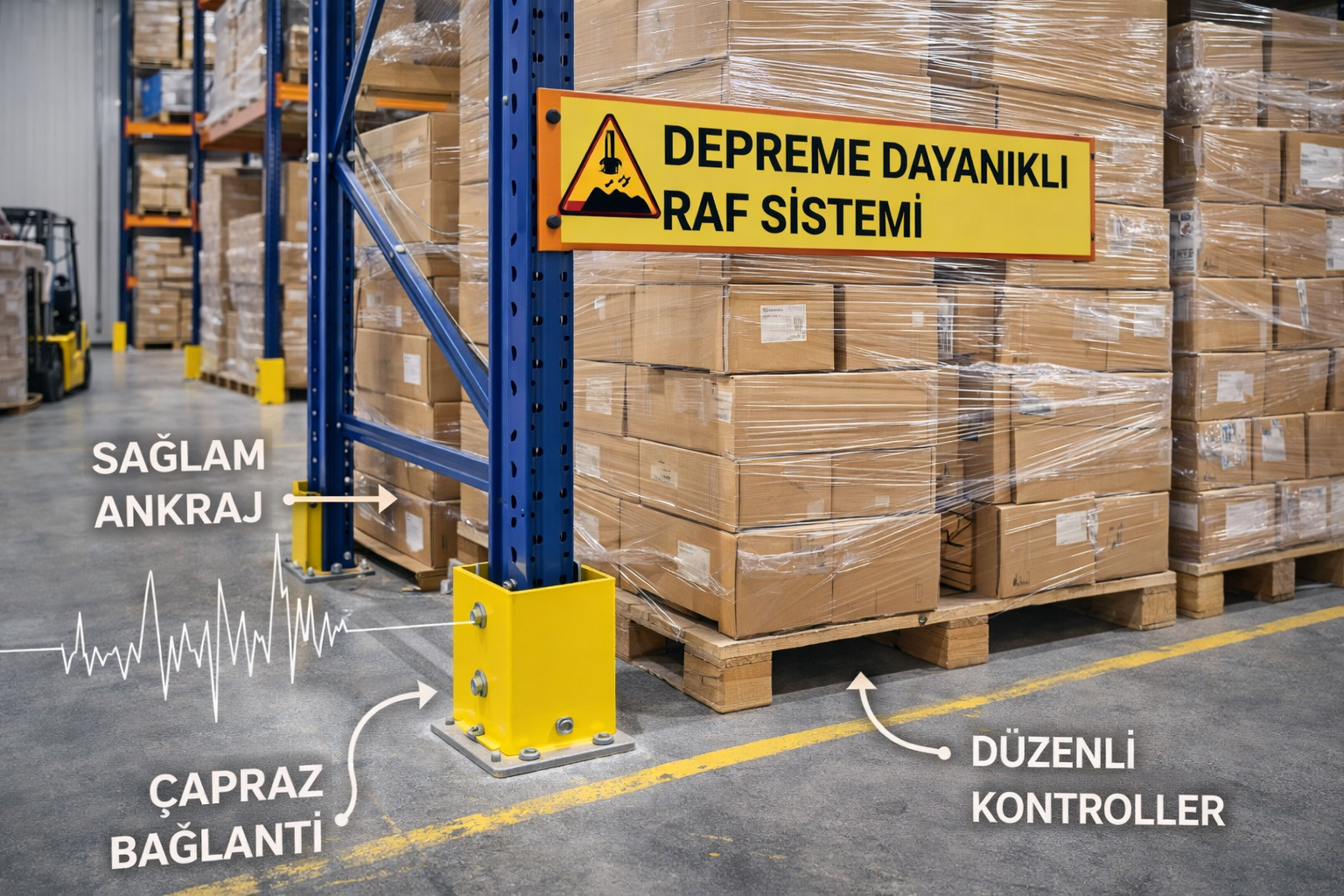 Deprem Yönetmeliğine Uygun Raf Sistemleri