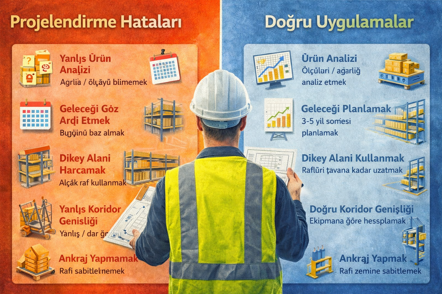 Raf Sistemleri Projelendirme Hataları ve Doğru Uygulamalar
