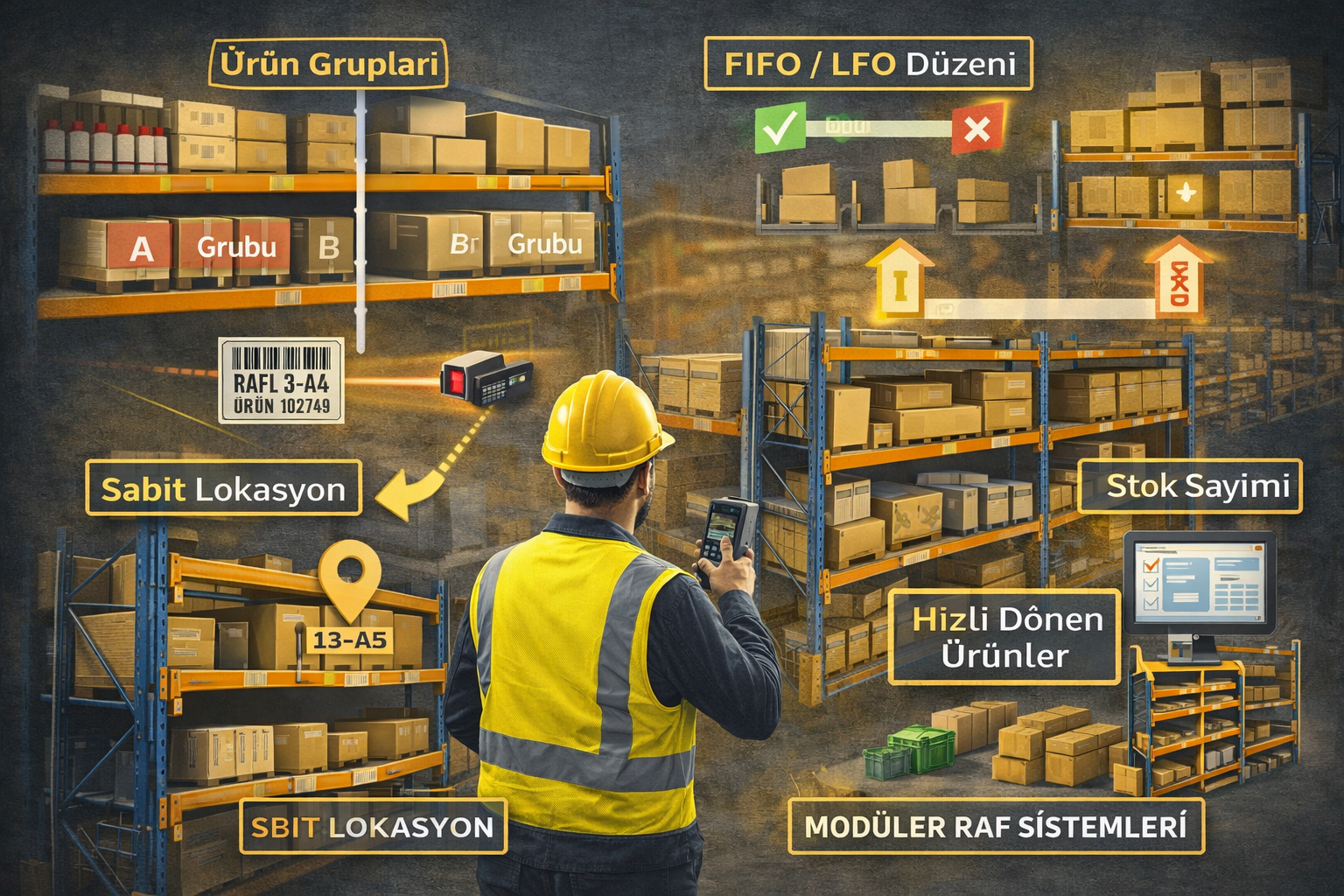 Raf Sistemleri ile Stok Yönetimi Nasıl Kolaylaşır?