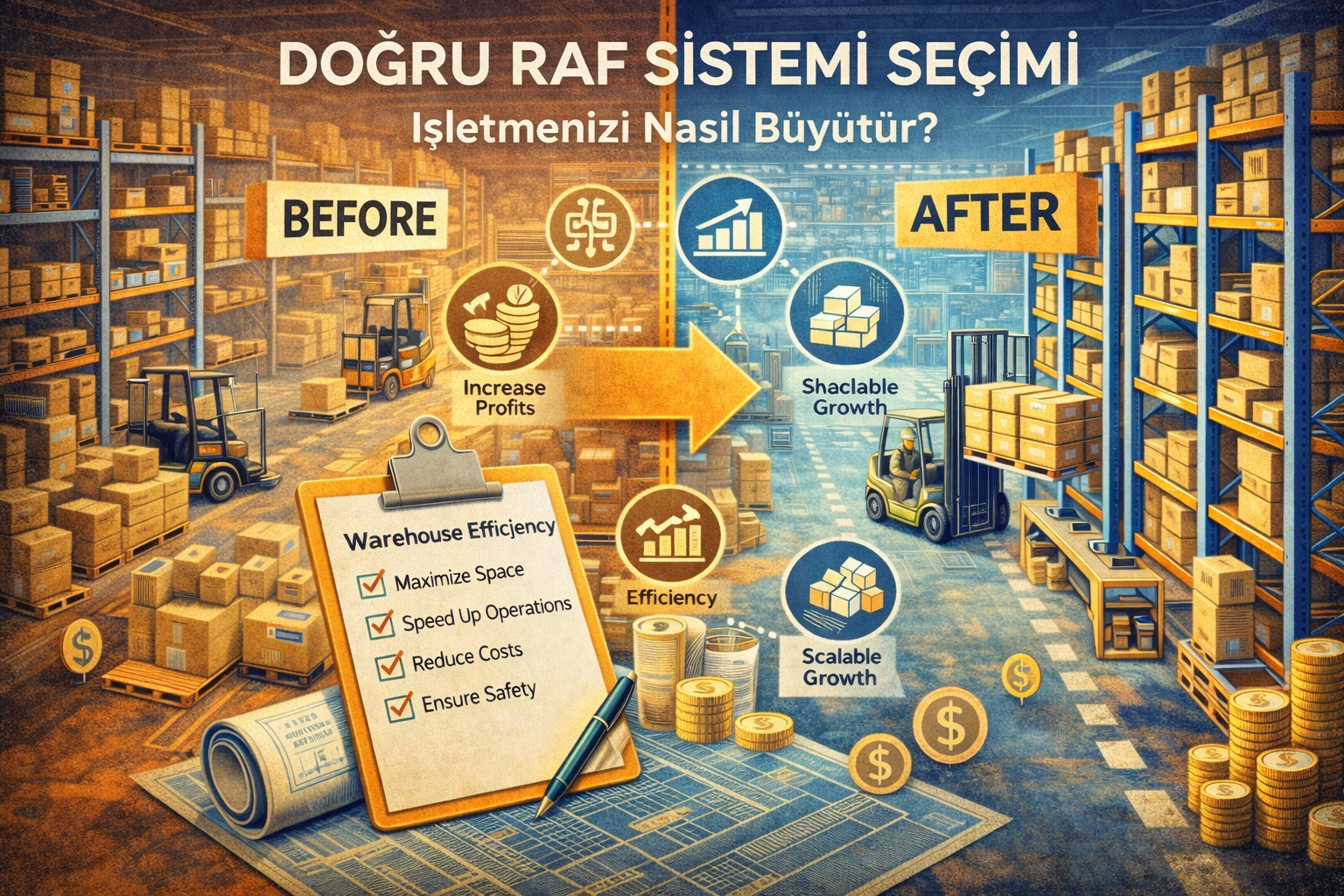 Doğru Raf Sistemi Seçimi İşletmenizi Nasıl Büyütür?