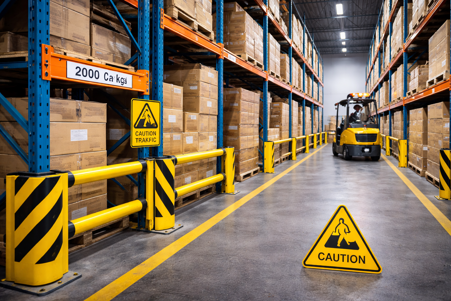 Depo Güvenliği İçin Raf Sistemlerinde Alınması Gereken Önlemler