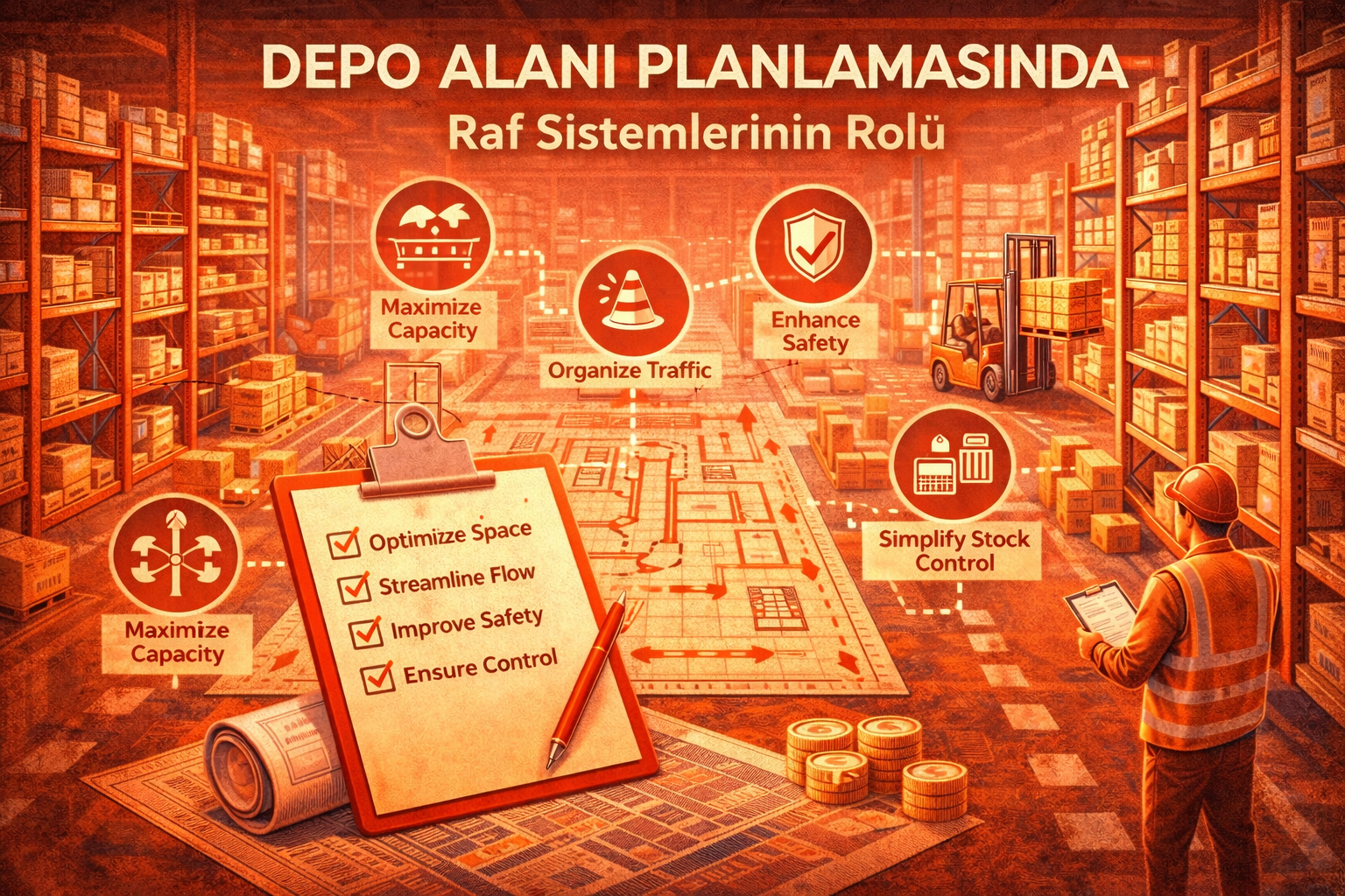 Depo Alanı Planlamasında Raf Sistemlerinin Rolü