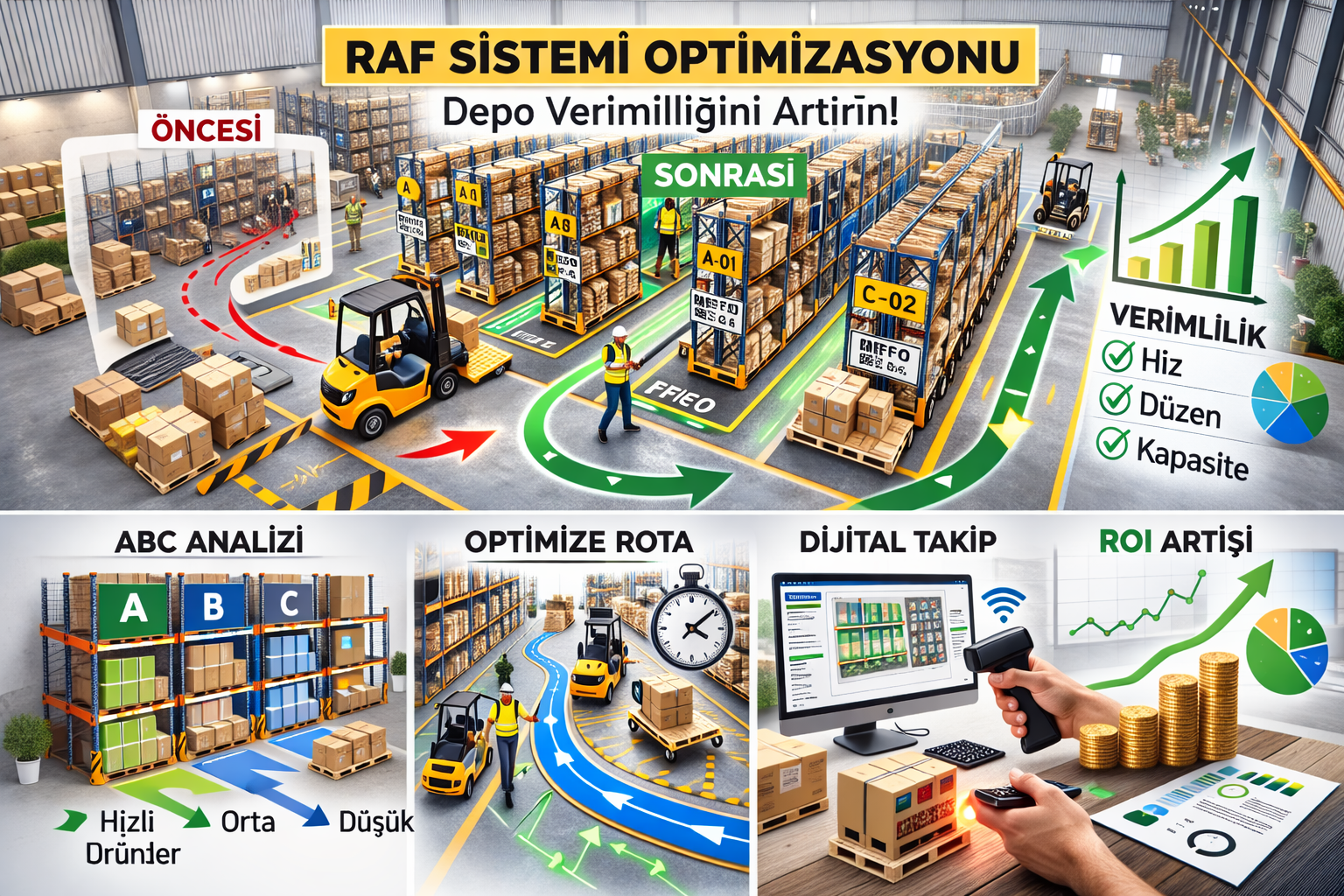 Depo Verimliliği İçin Raf Sistemleri Nasıl Optimize Edilir?