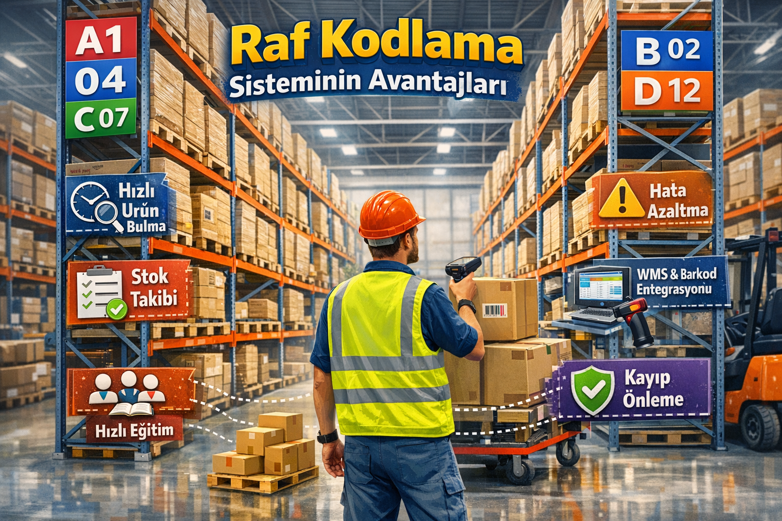 Depo Yönetiminde Raf Kodlama Sisteminin Avantajları